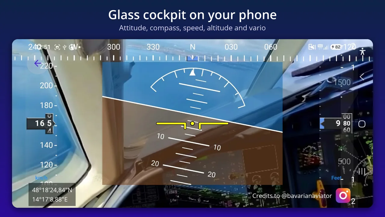 Glass cockpit on your phone